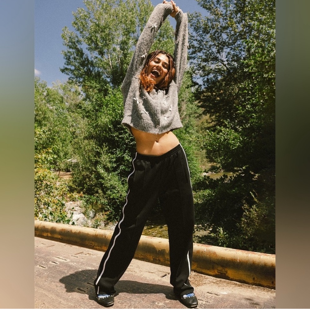 Tillys RSQ Baggy Black Track Pants